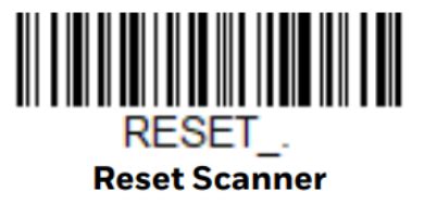 reboot Honeywell scanner